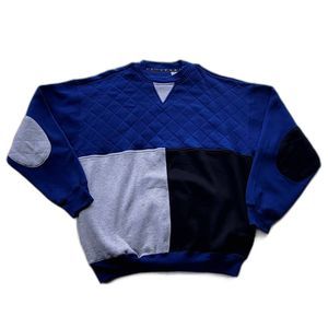 Vintage 90s Brand AZ Sport Men's XL Color Block Sweatshirt